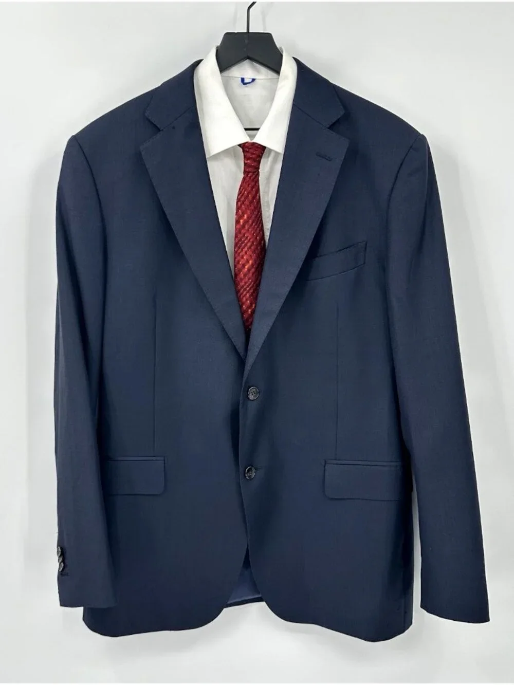 SUIT SUPPLY NAPOLI jacket blazer navy blue 46L wool perenial super 110s business